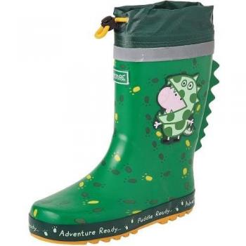 Regatta Children's Puddle Peppa Pig Wellington Boots - Green - Size UK 1