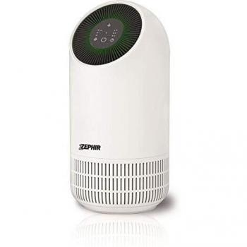 Purificador de Aire Inalámbrico Zephir ZPA90 con Filtro HEPA y Carbón Activado para Espacios de Hasta 11m²