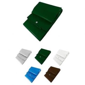 Toldo Reforzado Impermeable Multiusos con Ojales 5x8m - Verde Oscuro