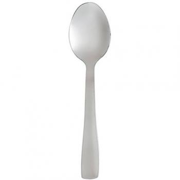 Quid Cibus Cucharillas para Café, Acero Inoxidable, Gris, 20.7x5.8x2.5 cm, 6 Unidades
