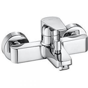 Roca A5A0290C00 Mezclador Baño y Ducha, Colección Atlas, Cromado