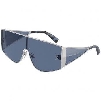 Dolce & Gabbana DG2305 05/80 Anteojos de Sol para Hombre Plateadas con lentes de sol plateados