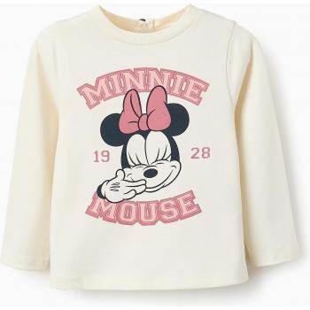 Camiseta de bebé niña de manga larga motivo Minnie Zippy
