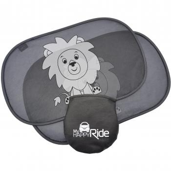 Parasoles para coche (2) para ventanas laterales, parasoles estáticos, protección contra rayos UV para niños y bebés, las quitasol bloquean la luz solar el deslumbramiento - Ajuste universal