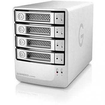 G-Technology G-Speed eS Pro 4000GB Escritorio Plata Unidad de Disco Multiple - Unidad de Disco múltiple