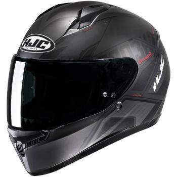 Casco Integral HJC C10 Inka Negro-Gris-Rojo M