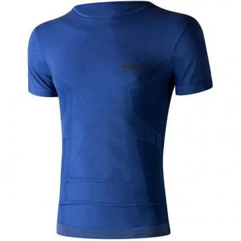 Camiseta de cuello redondo Lenz Merino 6.0 - Azul (L)