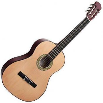 Guitarra Clásica 4/4 Classic Cantabile AS-851 - Ideal para Principiantes, Cuerpo de Madera Tilleul, Cuerdas de Nylon