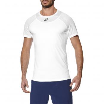 Asics M Athlete Cooling Top, Hombre, Blanco
