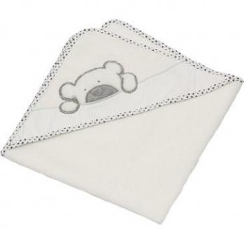 Toalla de baño con capucha Big Willi gris 80 x 80 cm