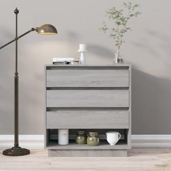 Aparador de madera contrachapada 70x41x75 cm, Mueble de Almacenaje de Salón, Armarios con Puertas, Cajón de Madera, Buffet para salón Moderno, Armario Auxiliar,