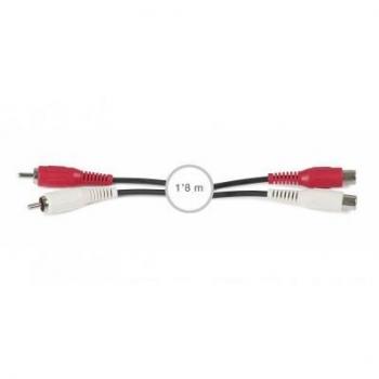 Cable audio 2 RCA a 2 RCA 1'8 m AA-204