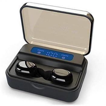 E-NUC Mini Auriculares Bluetooth + Funda Carga S590-TWS Negro