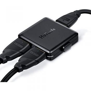 HDMI Switch, HuTools HDMI Splitter Bidireccional Entrada 2 a 1 Salida, Soportes Full HD 1080p 3D HDMI Conmutador Adaptador para HDTV/Xbox/PS3/PS4/Apple TV/Fire Stick/BLU-Ray DVD-Player