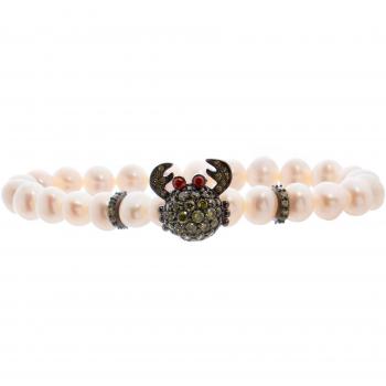 Brazalete Mujer Lancaster JLA-BR-CRAB-3-WH 16 mm