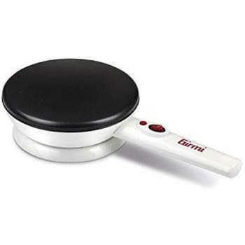 Girmi TS36 - Crepera, 800 W, revestimiento antiadherente, blanco