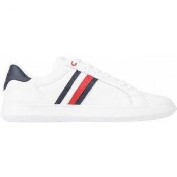 Tommy Hilfiger Sleek Lace-Up Sneakers with Contrast Details - EU45/US12