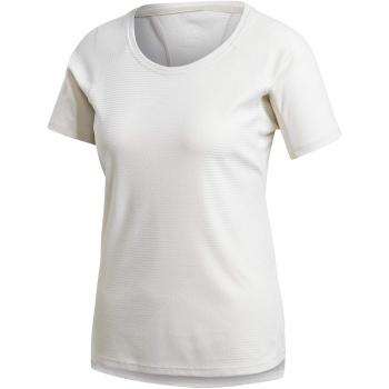 adidas Camiseta de Entrenamiento para Mujer Jacquard, Mujer, Camiseta, DQ3144, Rawwht, Extra-Small