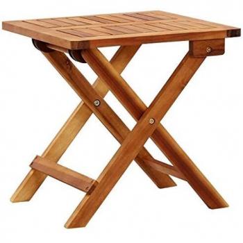 vidaXL Foldable Garden Coffee Table - Brown