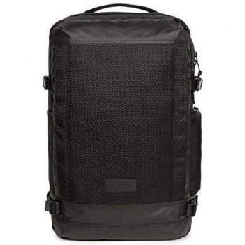 Eastpak Tecum M Laptop Backpack - Recycled Material, 19L Capacity, Unisex, Black