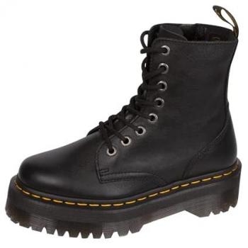 Dr. Martens Jadon III Black Leather Platform Boots Size 44