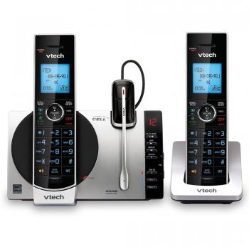 VTECH DS6771-3 DECT 6.0 2 Handset Cordless Phone With Digital Answering Machine
