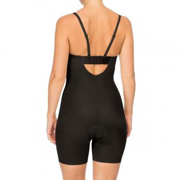 Spanx Women's Strapless Underwire Short Leg Shaping Bodysuit - Very Black - Size Small