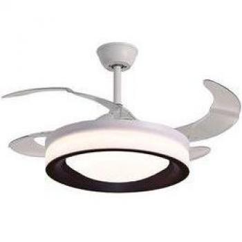Ventilador de Techo Titan con Aspas Desplegables y Luz Led