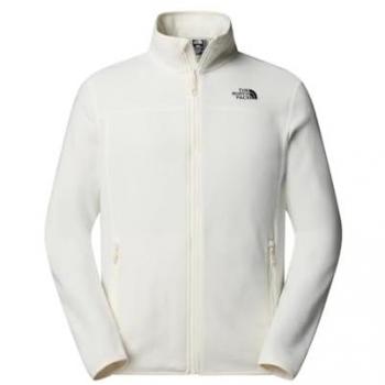 Forro polar The North Face 100 Glacier Full Zip blanco puro - L