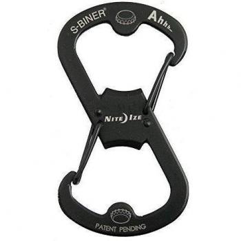 Nite Ize Sbiner Ahhh - Llavero multiherramienta para hombre, color negro