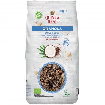 Granola de quinoa real con cacao y coco sin gluten BIO - Quinua Real - 275g