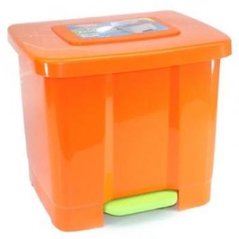 Cubo de Basura Pedal Dúo Ecológico Clasificador 46 Litros 2 en 1