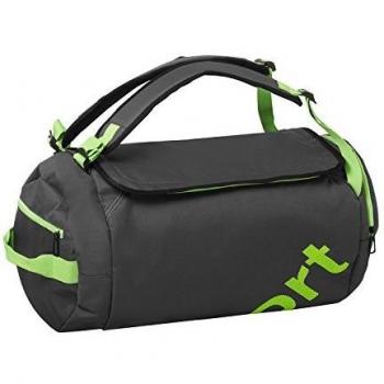 UHL 100426101 Cape Bolso de Gimnasio, 45 cm, Anthracita/Fluo Verde