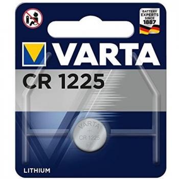 Pila de botón de litio de 3V VARTA Electronics CR1225, pilas de botón en un blíster original de 1 unidad