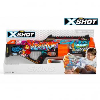 Zuru X-Shot Skins Last Stand Blaster con Tambor Giratorio y 16 Dardos