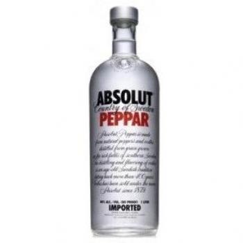 Absolut Peppar Vodka 1L Pack de 12