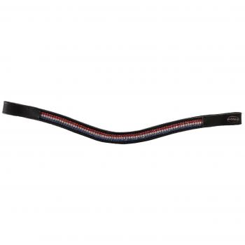 Horka Brow banda, Black Red / White / Blue, Pony