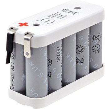 Batería Recargable NiCd 10x AA 12V 700mAh Faston