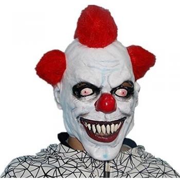 Xiao Gu Mo látex de goma divertido payaso cabeza máscara disfraz de Halloween Decoración rosso