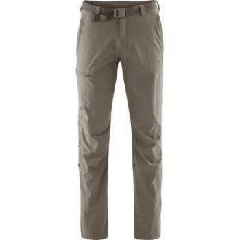 Maier Sports Men's Nil Hiking Pants - Breathable Outdoor Trousers with Roll-Up Function in Teak