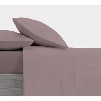 Juego de Sábanas 3 Piezas Algodón/Poliéster - Incluye Sábana Bajera, Sábana Encimera y Funda de Almohada - Diferentes Colores - Medidas para Cama