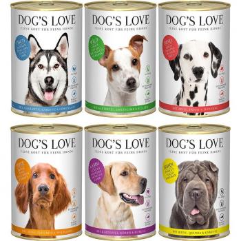 Dog´s Love Adult 6 x 400 g - Pack mixto (6 variedades)