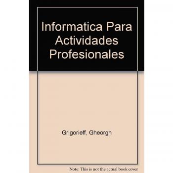 Informatica Para Actividades Profesionales