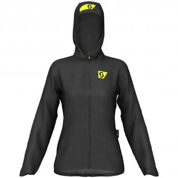 Scott SCO Jacket W 'S RC Run Waterproof Black/Yellow, EU L