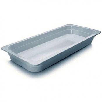 LACOR CUBETA MELAMINA GN 2/4 530X160X65, Madera contrachapada, White, 16 x 53 x 6.5 cm