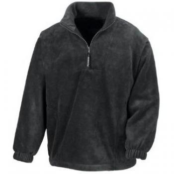 Result Zip Neck Active Fleece Oxford Grey XXL