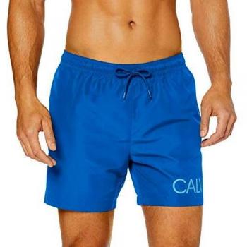 Tommy Hilfiger Medium Drawstring-Side Bañador de natación, Azul
