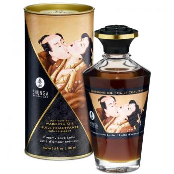 Aceite de Masaje Erótico Efecto Calor Sorbete de Medianoche - Oils - Shunga, Aceite Comestible de Masaje Erótico Orgánica