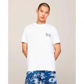 Camiseta de hombre manga corta Tommy Jeans logo pecho corte regular fit