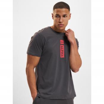 Camiseta Alpha Industries Alpha PP de manga corta gris vintage para hombre S a XXL